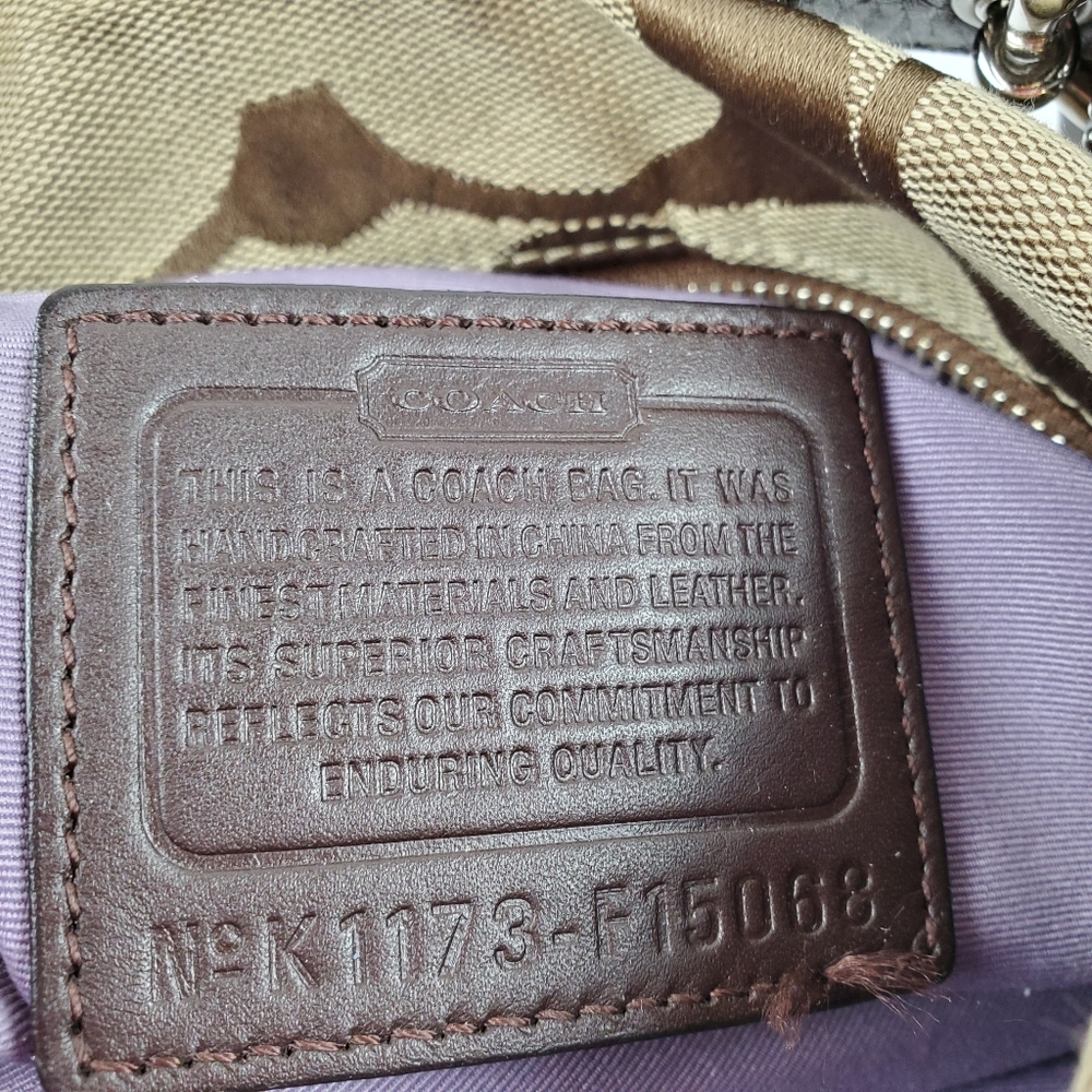 Coach Brown Signature Hobo Bag - Picture 4 of 4